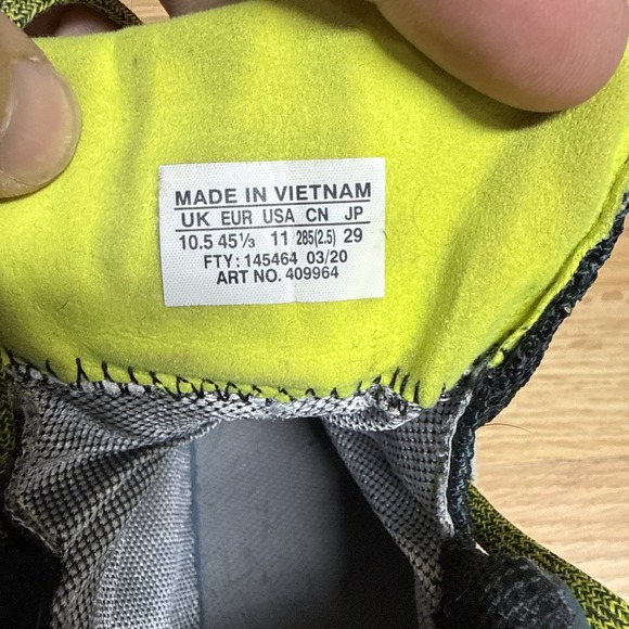 Salomon Outline Forest Green GTX GoreTex Hiking Boots Mens Size 11 - Picture 6 of 7